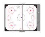 Silver Hockey Clipboard